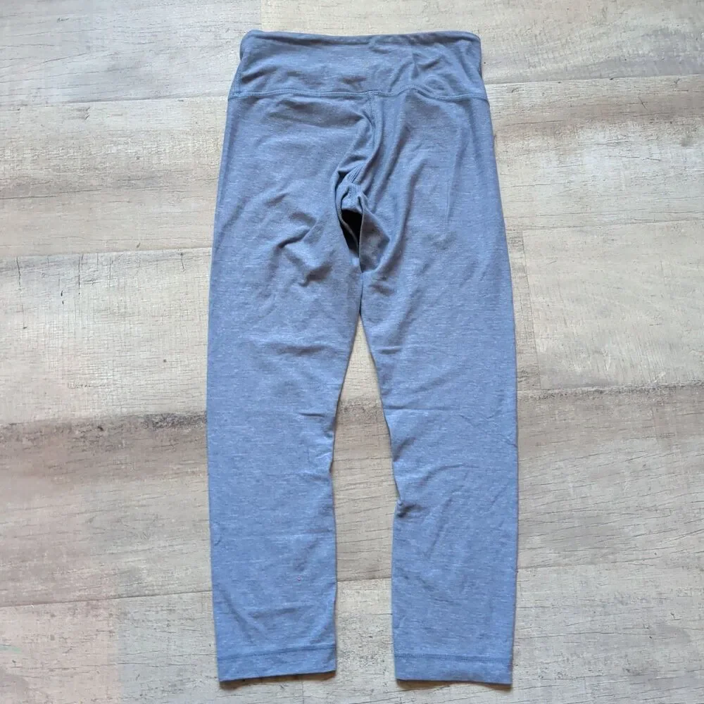 Lululemon Align Crop Leggings Size 4 Blue Heathered Yoga Athletic PantsCropped